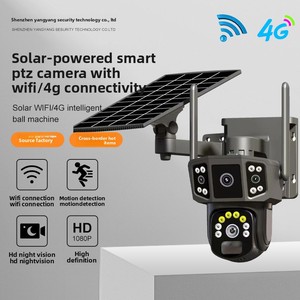 Cámara de Seguridad <span class=keywords><strong>V380</strong></span> <span class=keywords><strong>Pro</strong></span> con Energía Solar, Inalámbrica, WiFi 4G, Visión Nocturna Remota para Exteriores, Almacenamiento <span class=keywords><strong>en</strong></span> la Nube, Monitor - Product Image 5