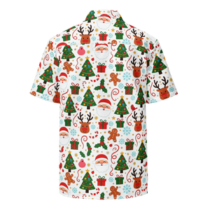 Camicia natalizia hawaiana brutta fatta a mano 1 (unisex) - Product Image 4