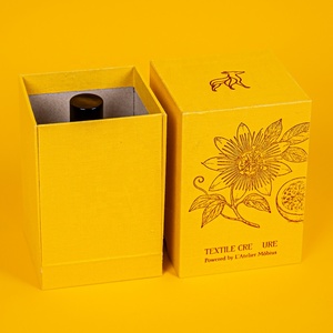 Bán buôn các tông giấy nghệ thuật biểu tượng tùy chỉnh Quà Tặng đóng gói dập nóng in ấn nắp và cơ sở hộp giấy nến hương thơm hộp - Product Image 4