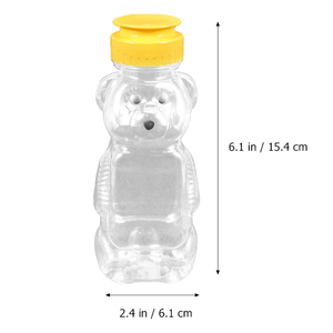 Độc Đáo Động Vật Gấu <span class=keywords><strong>Shape</strong></span> Bóp Nhựa Mật Ong Chai Pet Chất Liệu Mật Ong Chum Cho Nước Sốt Nhựa <span class=keywords><strong>Container</strong></span> - Product Image 2