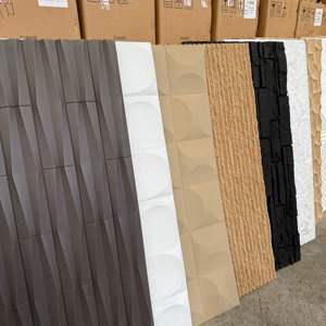 แผ่นไม้อัดผนังหินเทียมทำจากยูรีเทนเทียมกลางแจ้งเป็นมิตรกับสิ่งแวดล้อมแผงไม้วีเนียร์สำหรับตกแต่งกลางแจ้ง - Product Image 6