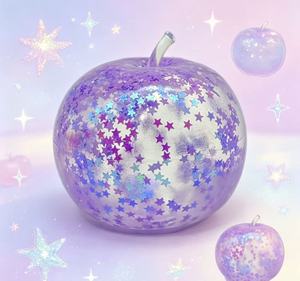 Ocean Apple Ice Cube Squishy, Balle anti-stress en maltose à rebond lent, Jouet sensoriel artisanal pour soulager l'anxiété - Product Image 6
