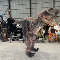 Costume de dinosaure animatronique OEM ODM Green Wing Dragon pour performance en extérieur dans les sites touristiques