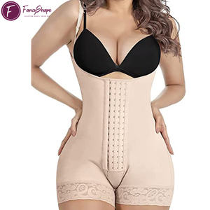 FancyShape Femme Ultra Sculpts Fajas Colombianas Ultra Ferme Buste Ouvert Barboteuse Shapewear - Product Image 1