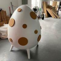 Nouvelles Innovations 2025 : Chaise d'appoint de loisirs créative et personnalisée en PRV, en forme d'œuf creux, pour aires de jeux pour enfants