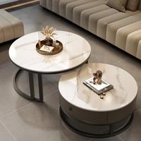 Prix de gros, table basse de luxe légère, durable, facile à nettoyer, design peu encombrant