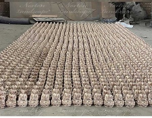 Tượng Phật thiền bằng đồng thau mạ vàng trang trí nhà cửa bán buôn - Product Image 6