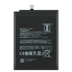 Batería de Repuesto BN36 de 3000mAh para Xiaomi Mi A2 Mi 6X CE RoHS, Venta al Por Mayor, Alta Capacidad, Grado A - Product Image 1