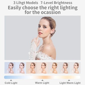Support de Téléphone Portable avec Lampe LED pour Selfie, Lumière d'Appoint Portable pour Voiture, Support de Téléphone Bluetooth, Lampe LED pour Appareil Photo - Product Image 4