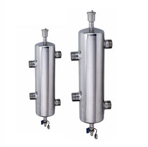 เครื่องแยกสิ่งสกปรกในอากาศแบบ2ช่อง4ช่องพร้อมเสื้อแยกแบบหนาปั๊มความร้อนใต้พื้น - Product Image 3