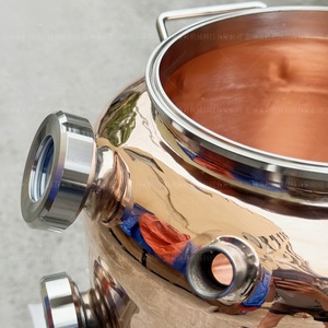 Máy chưng cất rượu, tinh dầu bằng thép không gỉ, đồng, dung tích 10L, dùng được trong thực phẩm - Product Image 4