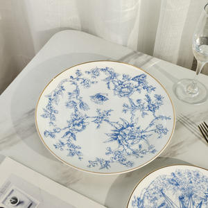 Meilleures ventes : Ensemble de 4 assiettes en porcelaine fine « Lucky Star » européennes - Product Image 6