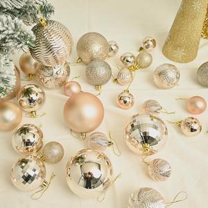 Bolas de Navidad de Plástico Irrompibles, Nuevas, con Formas Especiales, de 4/6/8 cm, Galvanizadas, Impresión a Todo Color, Adornos de Lujo para Fiestas - Product Image 4