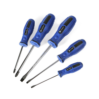 Jeu de tournevis magnétique multifonction professionnel Qixin personnalisé, 5 pièces, en acier au chrome-vanadium, pour bricolage