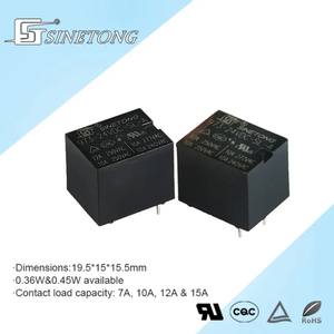 SINETONG 973 Relé de potencia en miniatura 24VDC 10A/12A Interruptor de carga de contacto de alta potencia industrial Relés de uso general sellados - Product Image 5