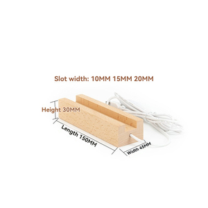 โคมไฟตั้งโต๊ะ <span class=keywords><strong>LED</strong></span> ไม้เนื้อแข็ง แสงวอร์มไวท์ ชาร์จ USB ได้ ปรับความสว่างได้ ดีไซน์ทันสมัย ของขวัญสำหรับนักเรียน ตกแต่งโต๊ะทำงาน - Product Image 6