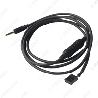 Câble audio avec prise jack mâle 3,5 mm AUX-IN pour BMW Série 3 E46, rallonge pour autoradio CD, adaptateur de câble AUX