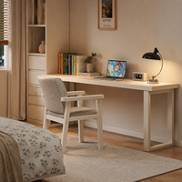 Bureau d'ordinateur ultra-étroit en bois massif de 40 cm, table d'étude simple et moderne pour chambre à coucher et salon