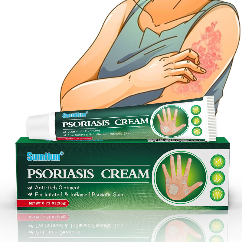 Penjualan Laris Krim Dermatitis Herbal Tiongkok Salep Psoriasis 20G untuk Pengobatan Antipruritik Eksim Kulit