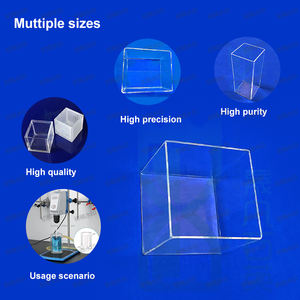 Réservoir en verre de quartz de taille personnalisée pour bol de <span class=keywords><strong>poisson</strong></span> Récipient en verre Réservoir de décapage de quartz - Product Image 1