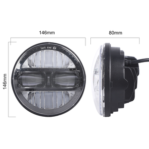 Sistemas de iluminación de motocicleta 30W Bike 5,75 pulgadas Led faro motocicleta luces Led para <span class=keywords><strong>Harley</strong></span> <span class=keywords><strong>Davidson</strong></span> - Product Image 2