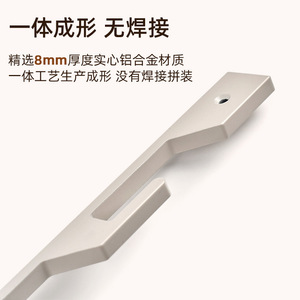 Adjustable Clothes <b>Rail</b> Aluminum Alloy Wall Mounted Wardrobe Clothing Organizer Rectangle Telescopic Growth Type - Product Image 5