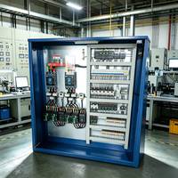 Panneau de commande PLC personnalisé OEM avec système SCADA RTU intégré, armoire de contrôle industrielle IP54 24V 200A pour une fabrication améliorée