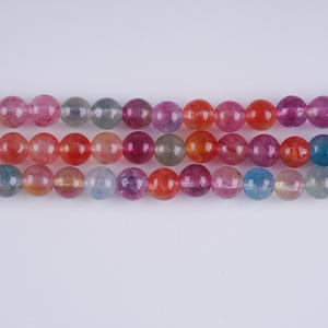 Cuentas Sueltas de Jade Cristalino Redondas de 6-7 mm para Accesorios de Bricolaje, Productos Semiterminados Decorativos para Vendedores Ambulantes - Product Image 4