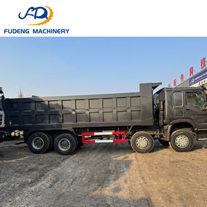 รถบรรทุก SINOTRUCK HOWO 8*4 30 ตัน รถดัมพ์สำหรับงานหนัก 371 แรงม้า ดีเซล ยูโร 2 รถบรรทุกมือสอง ระบบพวงมาลัยแบบดัมพ์ท้าย ขาย - Product Image 5