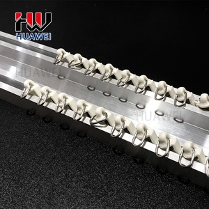 Huawei im lặng dễ dàng trượt trần gắn rèm cửa cho phòng khách theo dõi nhôm đôi bài hát đường ray kim loại - Product Image 2