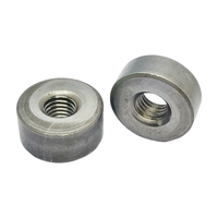Écrou rond à soudure cylindrique en acier au carbone de grade 4.8, têtes frappées à froid, M4-M20, pour assemblage structurel en usine