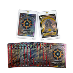 Fabricant vérifié, conception personnalisée, estampage à chaud holographique, jeu de cartes à collectionner TCG, sport, anime, cartes à collectionner avec emballage - Product Image 4