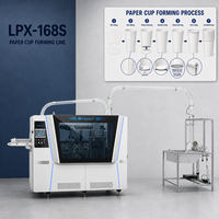 LinpacX LPX-168S Macchina Intelligente ad Alta Velocità per Bicchieri di Carta, Semi-Automatica e Completamente Automatica, Capacità Produttiva 168 Pezzi/Minuto