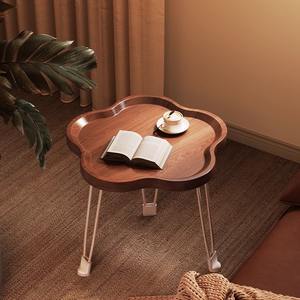 <span class=keywords><strong>Table</strong></span> <span class=keywords><strong>basse</strong></span> pliante simple, moderne et créative, <span class=keywords><strong>table</strong></span> ronde pour canapé, mini <span class=keywords><strong>table</strong></span> d'appoint, mobile pour petit appartement, baie vitrée - Product Image 4