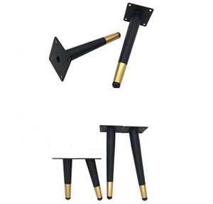 <b>Sofa</b> Leg 10-45cm Iron Tapered Chair <b>Support</b> Black Golden Steel Furniture Feet BedSide Bed Chrome Cabinet TV Metal <b>Sofa</b> Leg Feet - Product Image 5