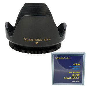 ฮูดเลนส์ DC-SN ขนาด 52 มม. แบบขันเกลียว ใช้ได้กับกล้องดิจิตอลและฟิล์ม - Product Image 1