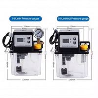 Graisseur CNC lubrification automatique double affichage numérique 220V 0.5L 1L 2L 2 litres pompe à lubrifiant pompe à huile de lubrification automatique