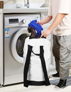Mochila de Lavandería Resistente de 115L con Correas para los Hombros, Bolsa Grande para Ropa Sucia, Bolsa de Lavandería para Viajes, Playa y Camping - Product Image 6