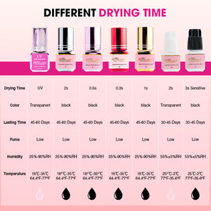 Pegamento Profesional para Extensiones <span class=keywords><strong>de</strong></span> Pestañas, Líquido, Resistente al Agua, <span class=keywords><strong>de</strong></span> Secado Rápido, Sin Alcohol, Fijación Fuerte para Pestañas Individuales, Uso Doméstico - Product Image 5