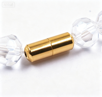 Shanyue – Boucles de serrage personnalisées en acier inoxydable 6*16.5*2.0mm, plaquées or 18 carats, pour bracelets et colliers DIY, RAC-23-003