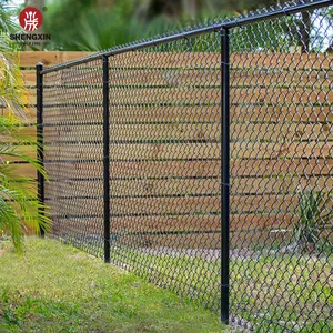 Easily Assembled 9 Gauge 3Mm Wire Diamond Wire Fencing Cyclone Wire 60X60Mm Mesh Size Chain Link Mesh Residence Garden Fence