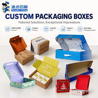 Boîte d'expédition en carton ondulé pliable, robuste et pratique, avec impression de logo personnalisé, couleur unie, pour chaussures et vêtements