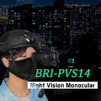 RSNV Dengan Fungsi Gain Manual Perangkat Penglihatan Malam Genggam PVS-14 PVS14 Housing Monokuler NV