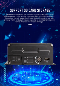 4 8 चैनल 1080पी एचडीडी एमडीवीआर किट 4जी जीपीएस वाईफ़ाई लाइव वीडियो वाहन ब्लैकबॉक्स एचडी मोबाइल डीवीआर बैकअप कैमरा सीसीटीवी बस ट्रक डीवीआर - Product Image 3