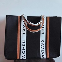 Promotion Sac Fourre-Tout en Feutre avec Logo Personnalisé, Sac à Main Femme en Laine Feutrée, Sac Cabas d'Épaule pour le Shopping, Sacs de Rangement pour Femmes