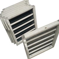Meidoor Fenêtres en aluminium à persiennes fixes pour véranda murale extérieure commerciale moderne, conformes aux normes australiennes, prix direct usine