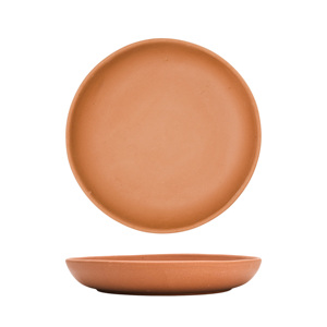 Piatto in terracotta da 24 cm, profondo, a forma di coupe, per servire il cibo - Product Image 3