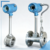 Main Title Flange Type Shedding Vortex Flow Meter with 4-20mA Two-wire Signal Output for Steam Air and Liquid Gas Industrial
