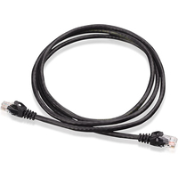 Câble réseau intérieur non blindé HOTION 26AWG CCA RJ45 Plug Cat6 UTP 8 conducteurs, gaine en PVC noir, cordon de raccordement Ethernet