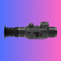 Lunette thermique compacte avec logo personnalisé, objectif 25 mm 256x192, télémètre laser, Wi-Fi et enregistrement vidéo